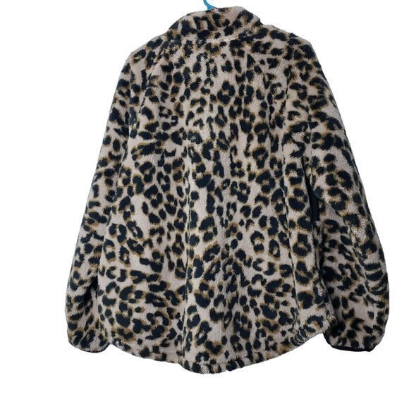 Maurices Size 2X Cheetah Print Snap Button Front/Side Pockets Pullover Jacket - Picture 6 of 6